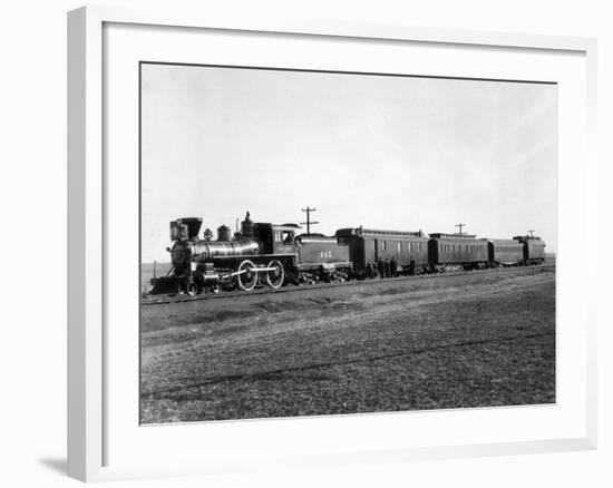 Union Pacific Train Passing-null-Framed Photographic Print