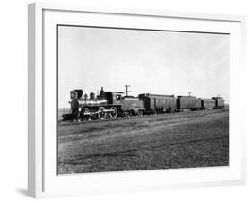 Union Pacific Train Passing-null-Framed Photographic Print