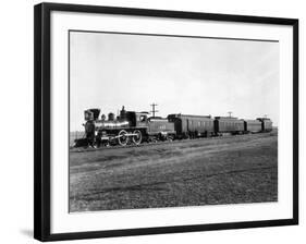 Union Pacific Train Passing-null-Framed Photographic Print