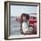 Union President Jimmy Hoffa's Image Reflected in Rear View Mirror in Red Truck-Hank Walker-Framed Premium Photographic Print