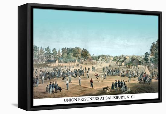 Union Prisoners at Salisbury, N.C.-Goupil-Framed Stretched Canvas