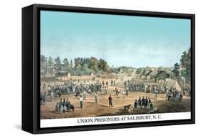 Union Prisoners at Salisbury, N.C.-Goupil-Framed Stretched Canvas