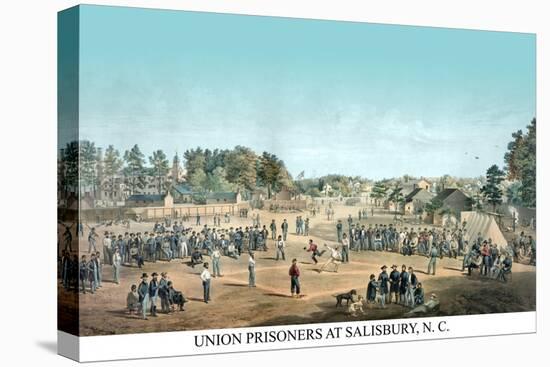 Union Prisoners at Salisbury, N.C.-Goupil-Stretched Canvas