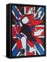 Union Rat-Abstract Graffiti-Framed Stretched Canvas