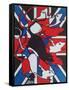 Union Rat-Abstract Graffiti-Framed Stretched Canvas