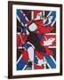 Union Rat-Abstract Graffiti-Framed Giclee Print