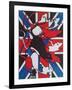 Union Rat-Abstract Graffiti-Framed Giclee Print