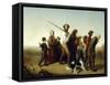 Union Refugees, 1865-George W. Pettit-Framed Stretched Canvas