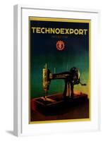 Union Sewing Machines from Technoexport-null-Framed Art Print