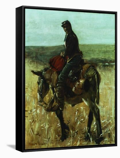 Union Soldier-William Gilbert Gaul-Framed Stretched Canvas