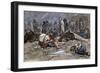 Union Soldiers Held as Prisoners of War at Andersonville Prison Camp during the Civil War-null-Framed Giclee Print