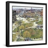 Union Square in Spring, 1896-Frederick Childe Hassam-Framed Giclee Print