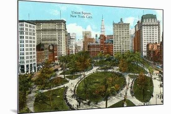 Union Square, New York City-null-Mounted Premium Giclee Print