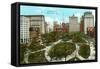 Union Square, New York City-null-Framed Stretched Canvas