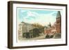 Union Square, Norwich, Connecticut-null-Framed Art Print
