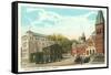 Union Square, Norwich, Connecticut-null-Framed Stretched Canvas