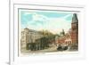 Union Square, Norwich, Connecticut-null-Framed Premium Giclee Print