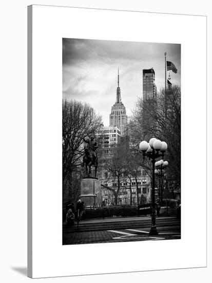 Union Square Park and the Empire State Building View-Philippe Hugonnard-Stretched Canvas