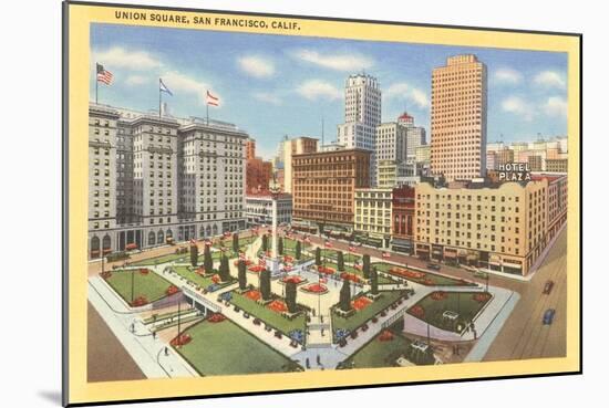 Union Square St. Francis Hotel, San Francisco, California-null-Mounted Art Print