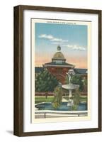 Union Station and Park, Augusta, Georgia-null-Framed Art Print