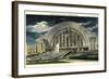 Union Station at Night, Cincinnati, Ohio-null-Framed Art Print