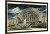 Union Station at Night, Cincinnati, Ohio-null-Framed Art Print