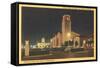 Union Station at Night, Los Angeles, California-null-Framed Stretched Canvas