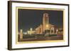 Union Station at Night, Los Angeles, California-null-Framed Art Print