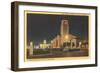 Union Station at Night, Los Angeles, California-null-Framed Art Print