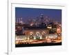 Union Station (b.1914) and Kansas City Skyline, Missouri, USA-Walter Bibikow-Framed Photographic Print