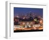 Union Station (b.1914) and Kansas City Skyline, Missouri, USA-Walter Bibikow-Framed Photographic Print