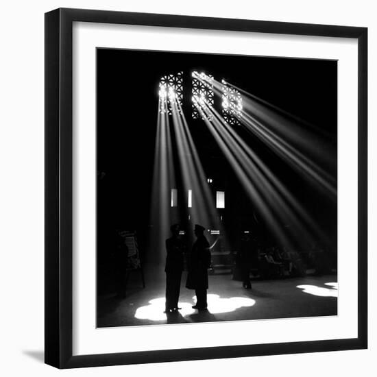 Union Station, Chicago, 1943-Jack Delano-Framed Photo