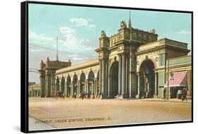 Union Station, Columbus, Ohio-null-Framed Stretched Canvas