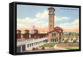 Union Station, Dayton, Ohio-null-Framed Stretched Canvas