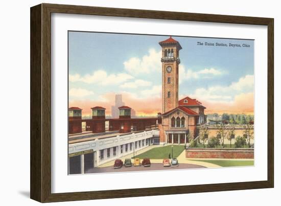 Union Station, Dayton, Ohio-null-Framed Art Print