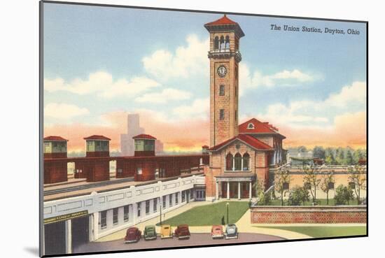 Union Station, Dayton, Ohio-null-Mounted Art Print