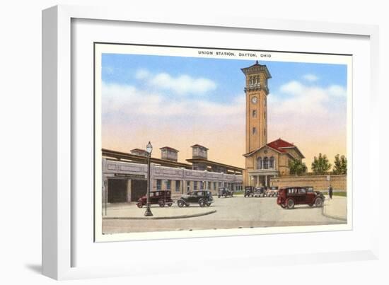 Union Station, Dayton, Ohio-null-Framed Art Print