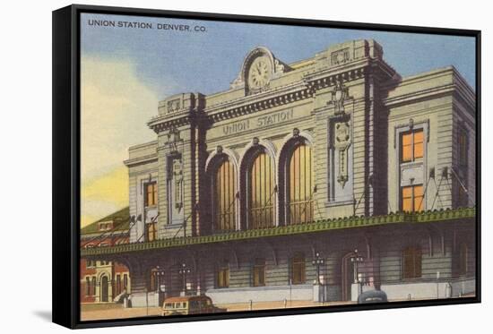 Union Station, Denver, Colorado-null-Framed Stretched Canvas