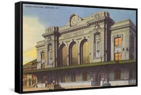 Union Station, Denver, Colorado-null-Framed Stretched Canvas