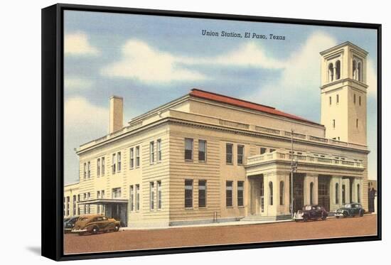 Union Station, El Paso, Texas-null-Framed Stretched Canvas