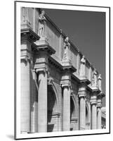 Union Station facade and sentinels, Washington, D.C. - B&W-Carol Highsmith-Mounted Art Print