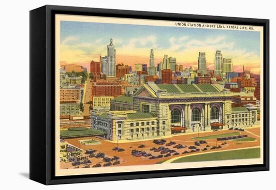 Union Station, Kansas City, Missouri-null-Framed Stretched Canvas