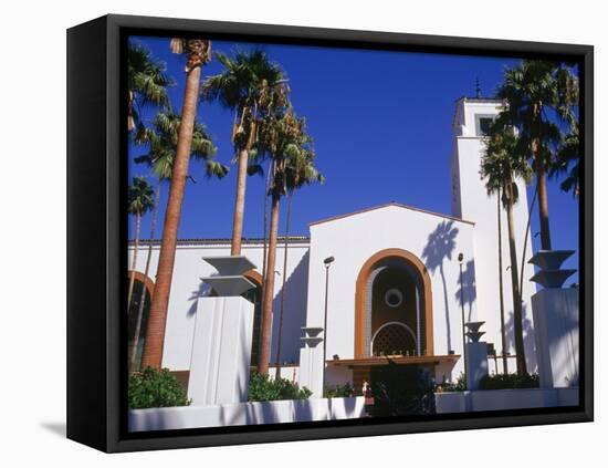 Union Station, LA, CA-Gary Conner-Framed Stretched Canvas