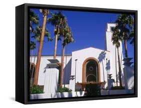 Union Station, LA, CA-Gary Conner-Framed Stretched Canvas