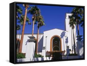 Union Station, LA, CA-Gary Conner-Framed Stretched Canvas