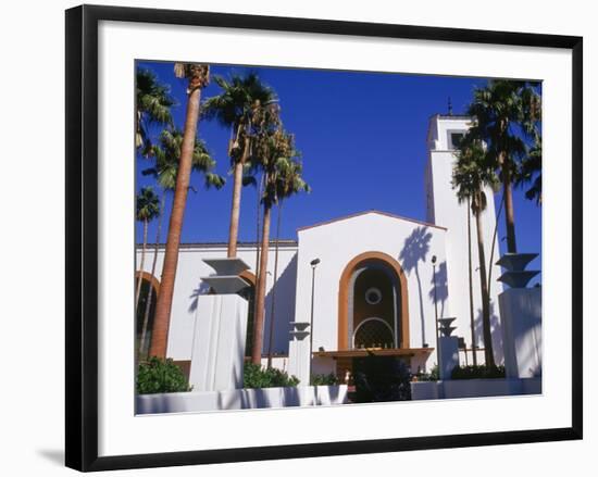 Union Station, LA, CA-Gary Conner-Framed Photographic Print