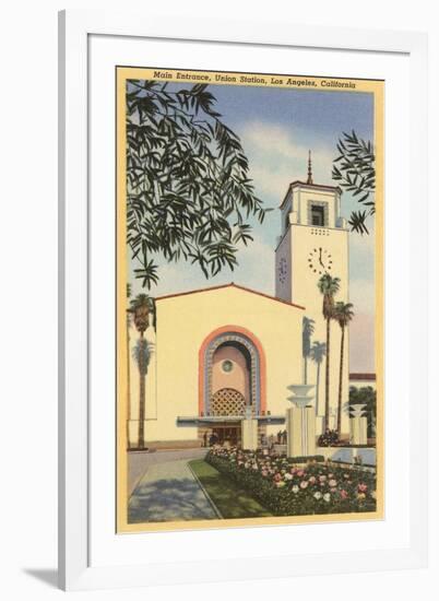 Union Station, Los Angeles, California-null-Framed Art Print