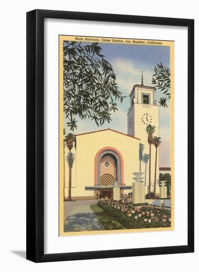 Union Station, Los Angeles, California-null-Framed Art Print