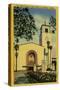 Union Station, Main Entrance, Los Angeles, California, C.1939-50-null-Stretched Canvas