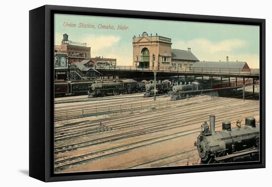 Union Station, Omaha, Nebraska-null-Framed Stretched Canvas
